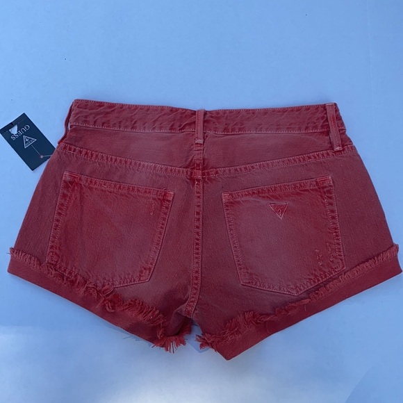 New GUESS Women's Denim Shorts SZ 27 - Picture 4 of 6